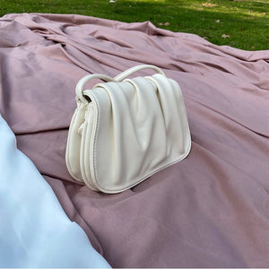 Women Shoulder Bag PU Leather Purses Handbags Casual Solid Saddle Bags