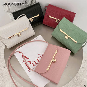 Women Shoulder Bag Messenger Bag Handbag Candy Lock Buckle