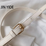 Women Shoulder Bag PU Leather Purse Handbag Shopper Casual Solid Square Bag