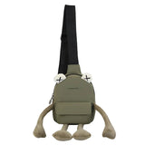 Frog Shoulder Bag Girl Cartoon Messenger Crossbody Bag