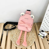 Frog Shoulder Bag Girl Cartoon Messenger Crossbody Bag