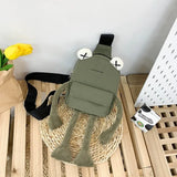 Frog Shoulder Bag Girl Cartoon Messenger Crossbody Bag
