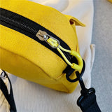 Canvas Shoulder Bag Crossbody Tote Messenger Clutch Solid Femme