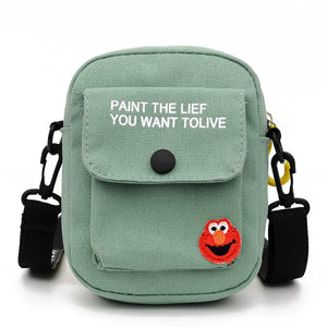 Canvas Crossbody Shoulder Bag Solid Casual Tote Clutch Purse Sac