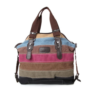 Canvas Shoulder Bag Satchel Crossbody Tote Handbag Purse Messenger