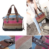 Canvas Shoulder Bag Women Crossbody Tote Handbag Purse Messenger