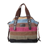 Canvas Shoulder Bag Satchel Crossbody Tote Handbag Purse Messenger