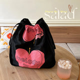 Canvas Totes Bag Large Capacity Shopper Bag Snap Printing Handbags