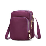 Casual Nylon Shoulder Bag Crossbody Phone Holder Travel Clutch Purse