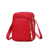 Casual Nylon Shoulder Bag Crossbody Phone Holder Travel Clutch Purse