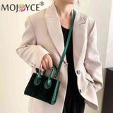 Women Shoulder Bag Casual Zipper Small Female Clutch Solid Flocking PU Leather