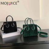 Women Shoulder Bag Casual Zipper Small Female Clutch Solid Flocking PU Leather