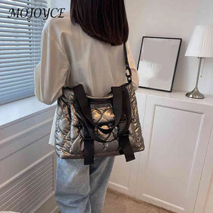 Women Shoulder Bag Casual Messenger Pouch Waterproof Nylon Large Capacity