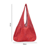 Crochet Large Capacity Women Shoulder Bag