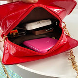 Cartoon Phone Shape Shoulder Bag Chain Crossbody Bag