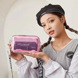 Women Shoulder Bag Laser Transparent Crossbody Bags All-match Jelly Messenger Sh