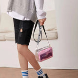 Women Shoulder Bag Laser Transparent Crossbody Bags All-match Jelly Messenger Sh