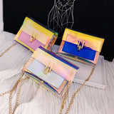 Laser Transparent Crossbody Shoulder Bag for Women