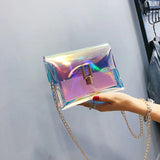Laser Transparent Crossbody Beach Bag
