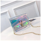 Laser Transparent Crossbody Shoulder Bag for Women