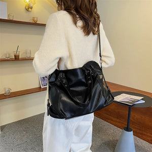 Women Shoulder Bag Messenger Tote Bag Pu Leather Crossbody Bag