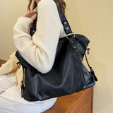 Women Shoulder Bag Messenger Tote Bag Pu Leather Crossbody Bag
