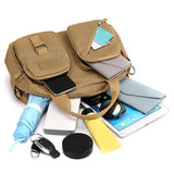 Waterproof Oxford Shoulder Bag Large Capacity Crossbody Handbag