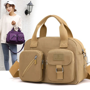 Waterproof Oxford Shoulder Bag Large Capacity Crossbody Handbag