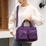 Waterproof Oxford Shoulder Bag Large Capacity Crossbody Handbag