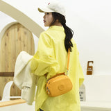 Casual Canvas Shoulder Bag Zipper Crossbody Handbag