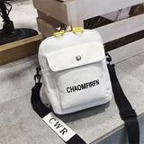 Canvas Shoulder Bag Casual Tote Handbag Zipper Messenger Bag