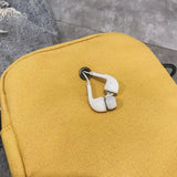 Women Shoulder Bag Pure Casual Tote Outdoor Bag Canvas Handbag Zipper Messenger