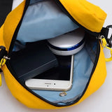 Canvas Tote Handbag Zipper Messenger Sling Shoulder Bag