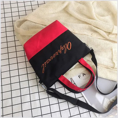 Canvas Shoulder Bag Women Handbags Large Tote Casual Messenger Shopping Handbag