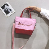Canvas Shoulder Bag Women Handbags Large Tote Casual Messenger Shopping Handbag