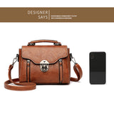 Fashionable PU Leather Women Shoulder Bag Small Purse Handbag