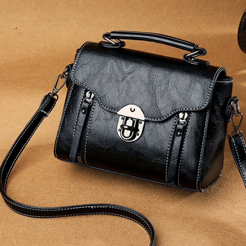 Fashionable PU Leather Women Shoulder Bag Small Purse Handbag