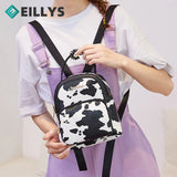 Women Shoulder Bag Female Backpack Pu Leather Backpacks Snake Printed Travel Bag