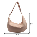 Women Shoulder Bag Hobos Solid Crossbody Bag Large Capacity Casual