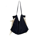 Women Shoulder Bag Ladylike Bow Nylon Tote Bag Handbags