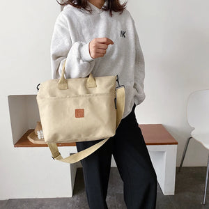 Canvas Shoulder Bag Crossbody Handbag Women Shopping Bag