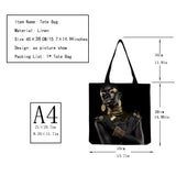 Women Shoulder Bag African Art Foldable Outdoor Travel Tote Bag