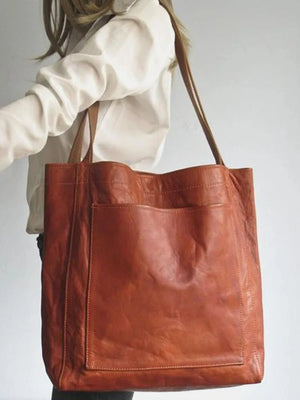 Vintage Style Large Capacity Women Shoulder Bag