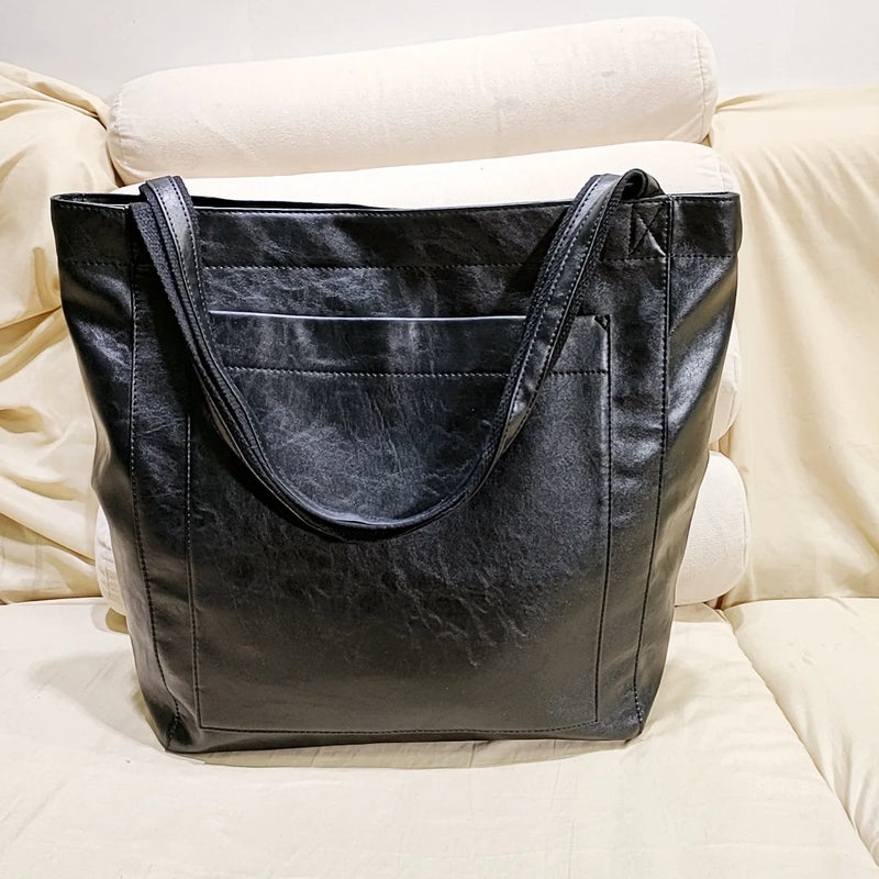 Vintage Style Large Capacity Women Shoulder Bag