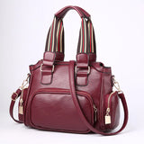 Leather Shoulder Bag Women Handbag Tote Crossbody Messenger Bag