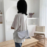 Retro Shoulder Bag Nylon Chain Shopping Purse
