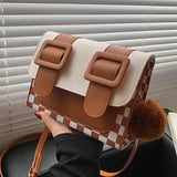 Women Shoulder Bag Handbags Wild Small Square Messenger Bag