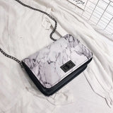 Marble Pattern Handbags Women Shoulder Bag