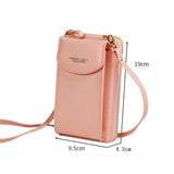 Women Mini Shoulder Bag PU Messenger Handbag Wallet