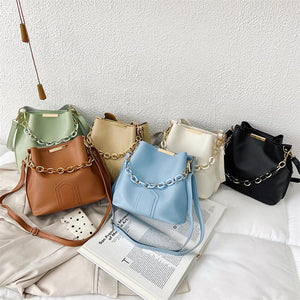 Women Shoulder Bag All-match Messenger Bag Portable Bucket Bags